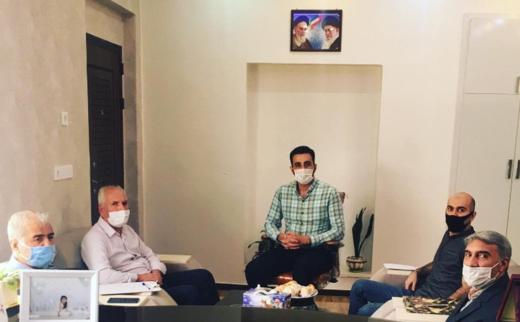 بازدید  آقای علی اکبر عابدنیا موسس مجتمع مدارس تلاش و پیوند گرگان